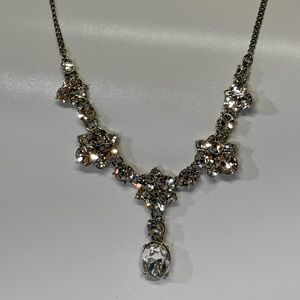 Multi-Crystal Y-Neck Necklace